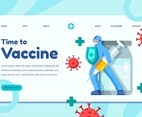 Vaccine Landing Page Concept
