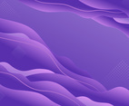 Wavy Abstract Lilac Background