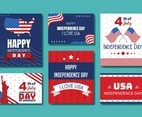 Set Of 4th July Card