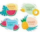 Summer Fruits Sticker Collection