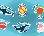 World Ocean Day Stickers