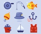 Set of Fishing Icon
