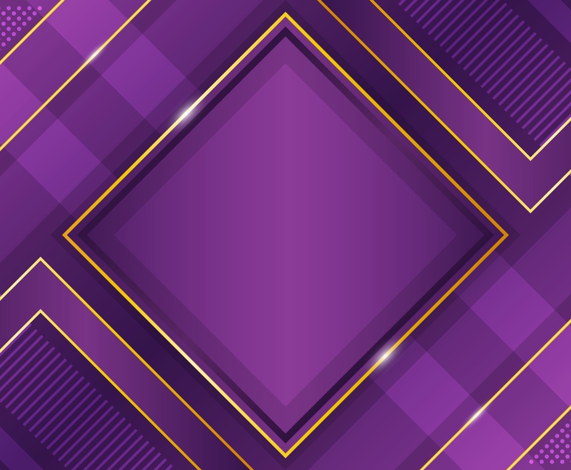 Gradient Geometric Lavender and Gold Background Composition