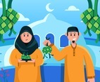 Celebrating Eid Al Fitr with Ketupat