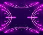 Glow Neon Abstract Line Background