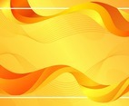 Abstract yellow liquid background