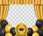 Graduation Background Frame Concept