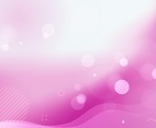 Pink background with bokeh and abstract elements