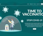 Vaccine Protects against Covid 19 Landing Page Template