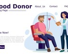 Blood Donor Landing Page