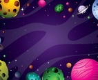 Space Background Concept