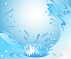 Water Splash Concept Background