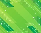 Abstract Geometric Shape Green Background