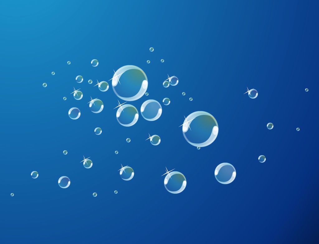 bubbles vector clipart