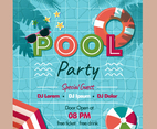 Pool Party Poster Template