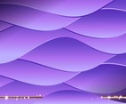 Modern Purple Wave Background Template