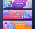 Covid 19 Vaccination Banner Set Design