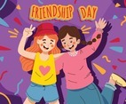 Best Friends Celebrating Friendship Day