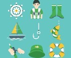 Fishing Icon Template Set