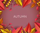 Autumn Foliage Background Template