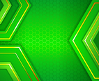 Green Geometric Shape Background
