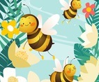 Cartoon Cute Bees
