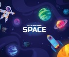 Discover Space Background