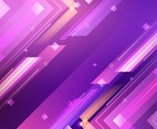 Creative Abstract Overlapping Geometric Purple Pink