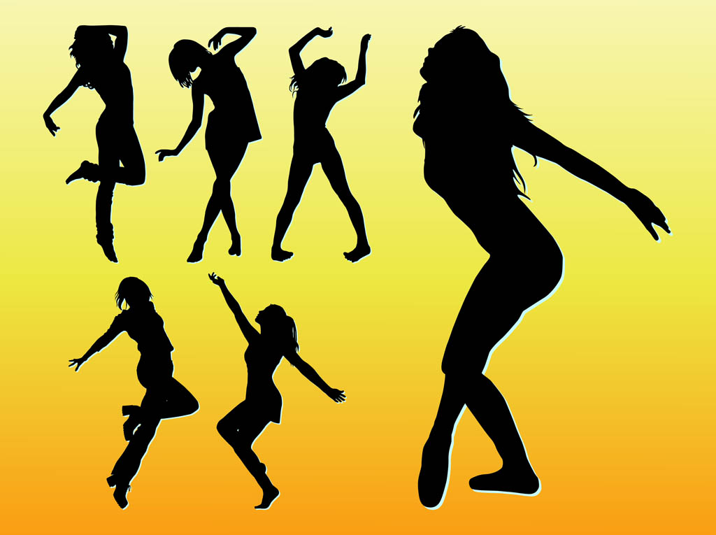 Party Dance Girls Vector Art And Graphics