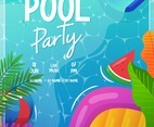 Swimming Pool Party Poster