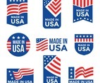 Made in the USA Labels set