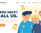 Suicide Prevention Landing Page Template