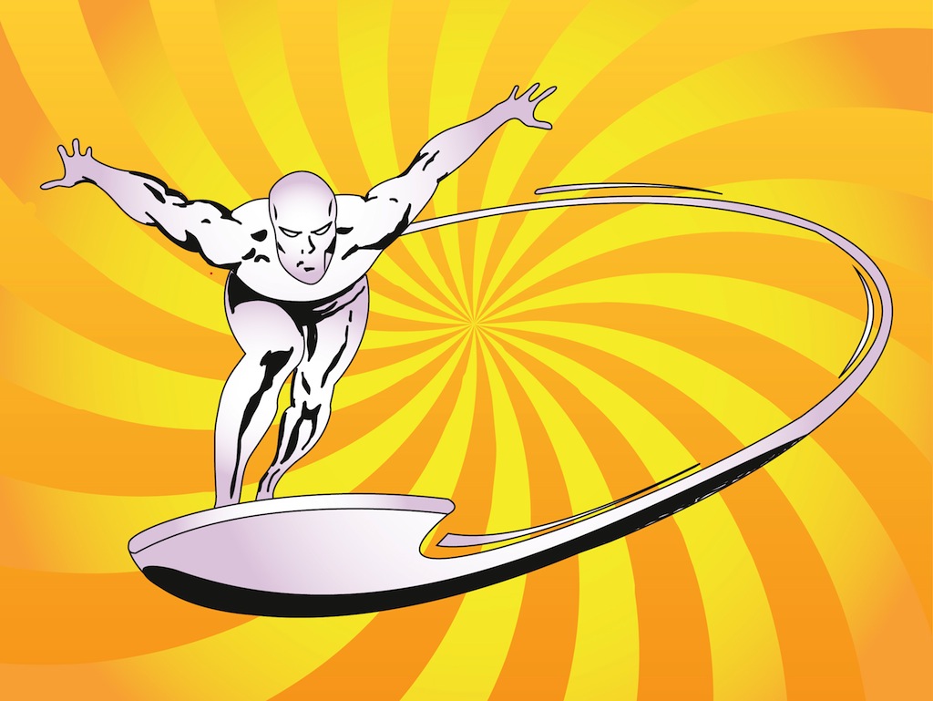silver surfer Logo PNG Vector (AI) Free Download