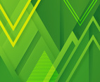 Background of Geometric Shape in Green