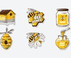 Sweet Honey Bee Sticker