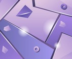 Realistic 3D Pastel Purple Background