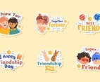 Friendship Day Appreciation Sticker Set