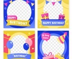 Birthday Party Colorful Twibbon Set
