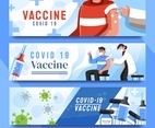 Vaccine For Covid Virus Banner