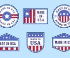 Made in USA badge collections