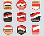 Made in Indonesia Set of Labels