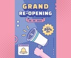 Grand Re-Opening Poster Template