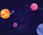 Space and Planet Background