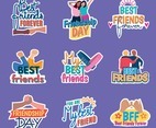 Friendship Day Sticker Set
