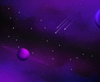 Scenery Space Background