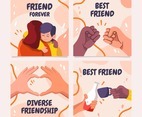 Card Collection of Friendship Day