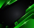 Green Techno Background