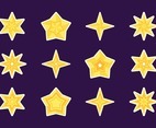 Yellow Star Sticker Collection
