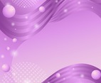 Elegant Pastel Purple Abstract Background Composition
