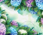 Hydrangea Floral Background
